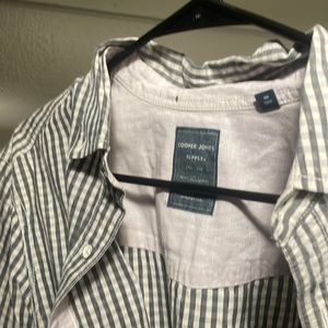 Very time squares gray and white long sleeve brand copper jones, size M.